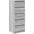 Gris buffet epure en bois