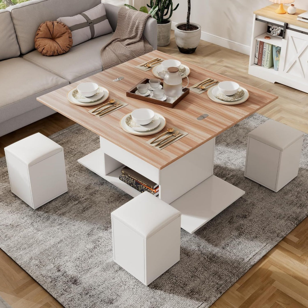 Allure contemporaine, table de salon gris