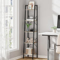 Bibliotheque gris clair en acier pour sejour et salon