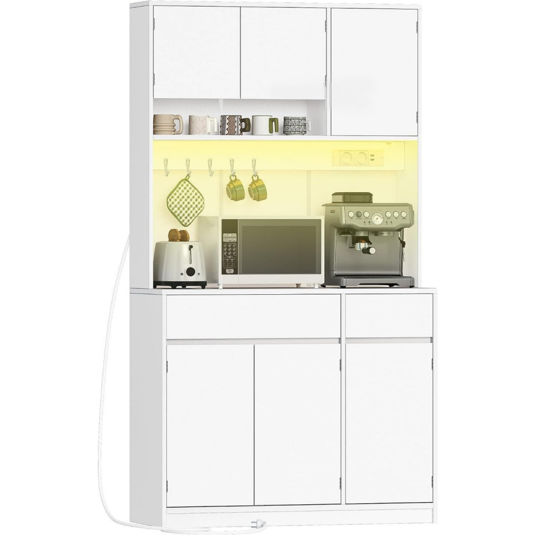 Credence gris clair bois ingenierie 100 cm, rangement esprit fermier