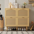 Commode marron en bois massif de chene design moderne