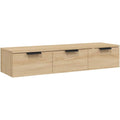etagere murale de style tendance marron 102 x 30 x 20 cm