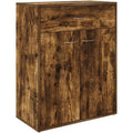 Buffet aux lignes epurees marron