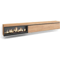Pour salle a manger, banc TV marron en bois style moderne