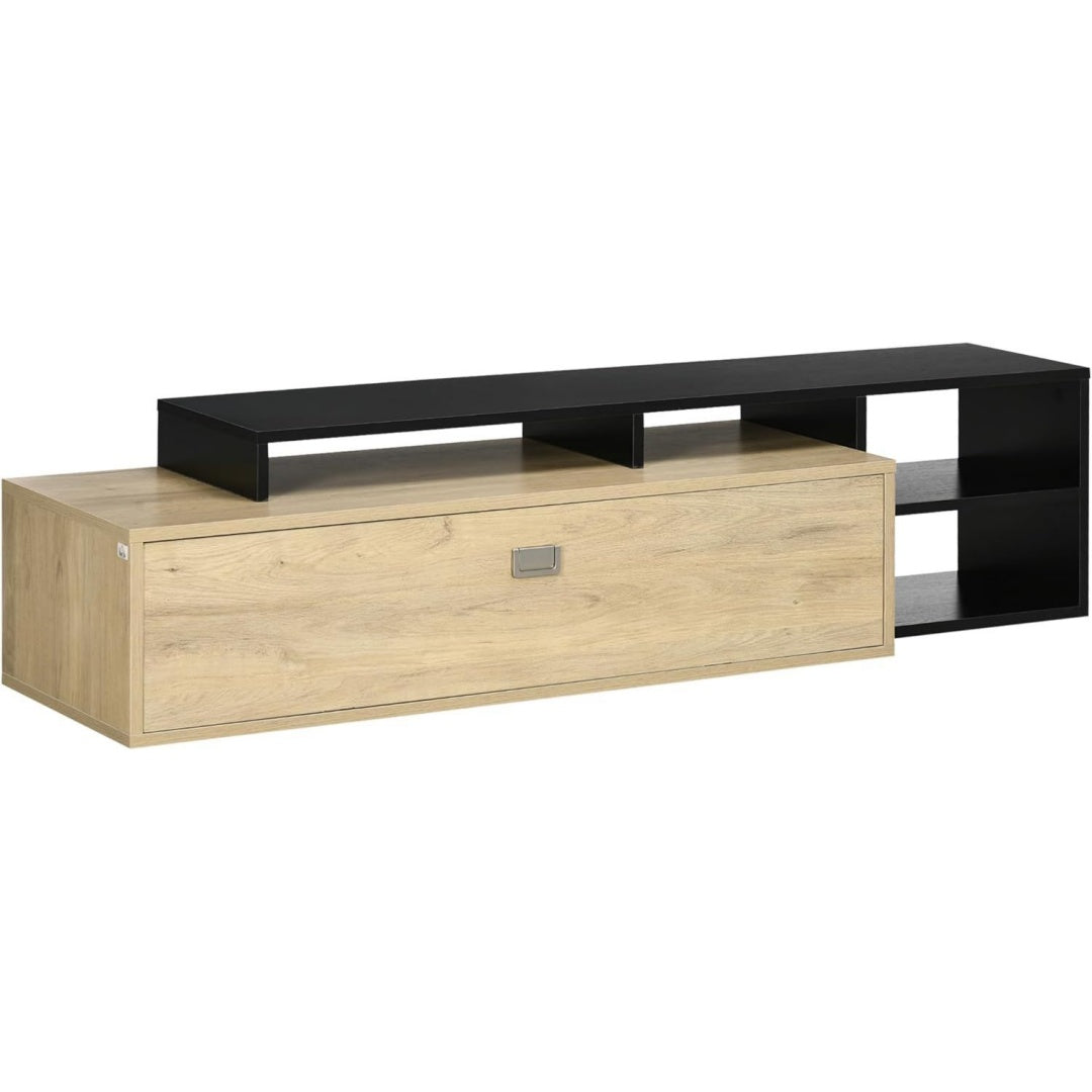 Allure contemporaine, console TV marron
