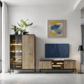 Ensemble de meubles gris authentique minimaliste 257 x 39 x 126 cm
