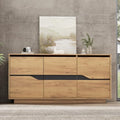 Commode a 5 etageres marron